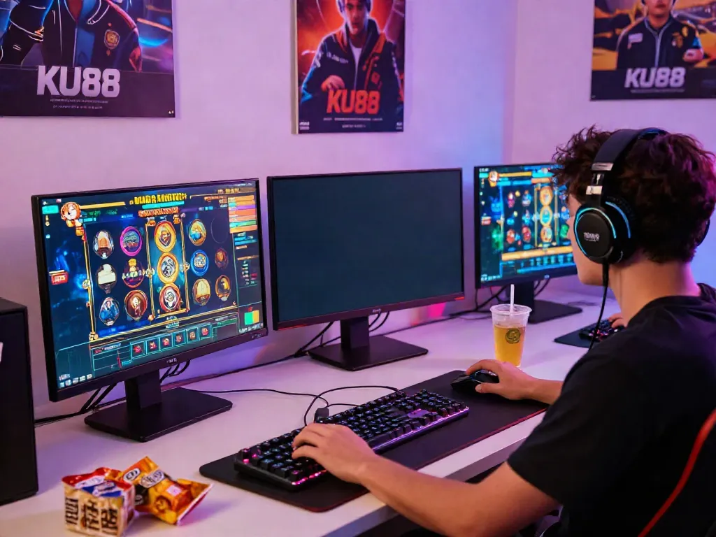 Exciting gaming experience on KU88 with immersive setup and vibrant graphics.