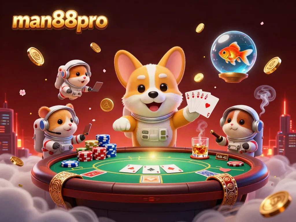 Experience exciting gameplay at man88pro with vibrant 3D casino characters enjoying dynamic games.