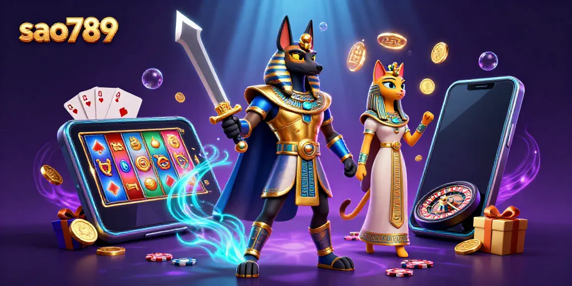 Experience the thrill of gaming with sao789 as Egyptian warriors explore vibrant casino worlds filled with riches and excitement.