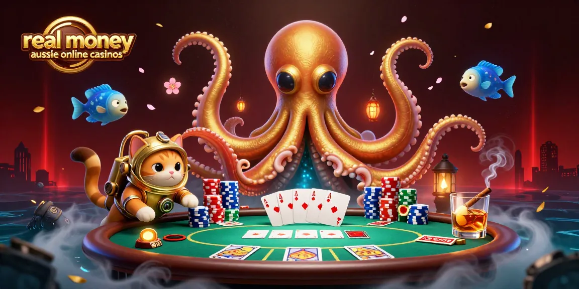 Engage with real money aussie online casinos through an illustrated underwater adventure.
