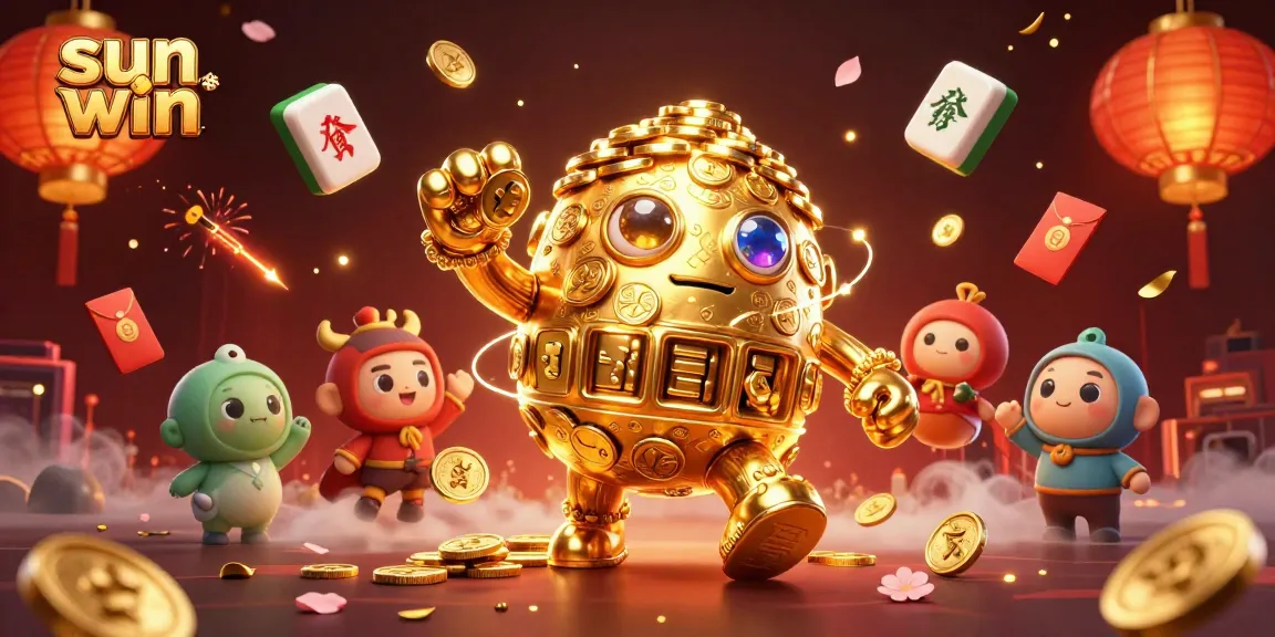 Spin and win with the sun win golem in a vibrant 3D casino atmosphere.